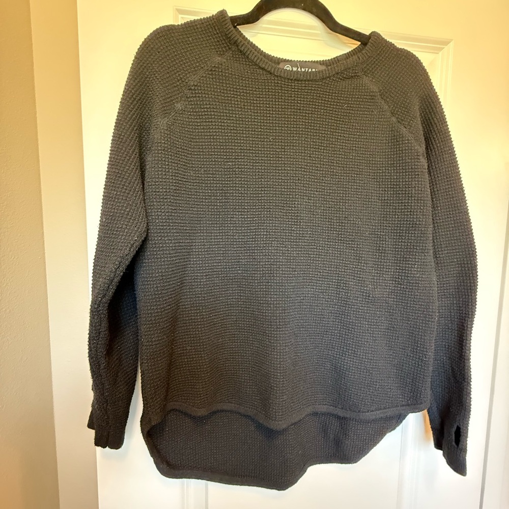 Black Relaxed Long Sleeve